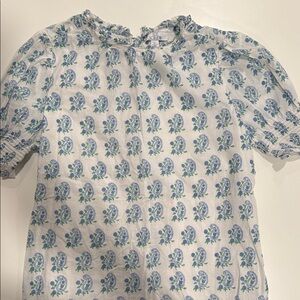 Floral J Crew Blouse